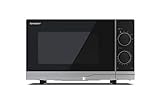 SHARP PS201AES Mikrowelle (Mikrowelle: 700W, 6 Leistungsstufen, Auftaufunktion, Abmessungen: 455x274x329cm),…