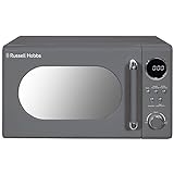 Russell Hobbs RHM2044G Digitale Mikrowelle, Retro, 20 l, 800 W, Hochglanz-Finish, 8 automatische Kocheinstellungen,…