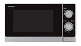 Sharp R200INW Solo-Mikrowelle / 20 L / 800 W / 5 Leistungsstufen / Timer von 35 Minuten bis 00 Sekunden…