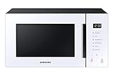 SAMSUNG - MG23T5018CW Mikrowelle mit Grill, 23 l, 800 W, Keramik, Emaille, Grill Fry und Stand by Eco,…