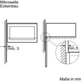 BOSCH Mikrowelle BEL554MS0, Mikrowelle mit Grill-Funktion