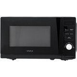 Vivax Mikrowelle MWO-2070 BL - 700 Watt 20l in schwarz, kompakt und platzsparend mit, Mikrowelle, 20…